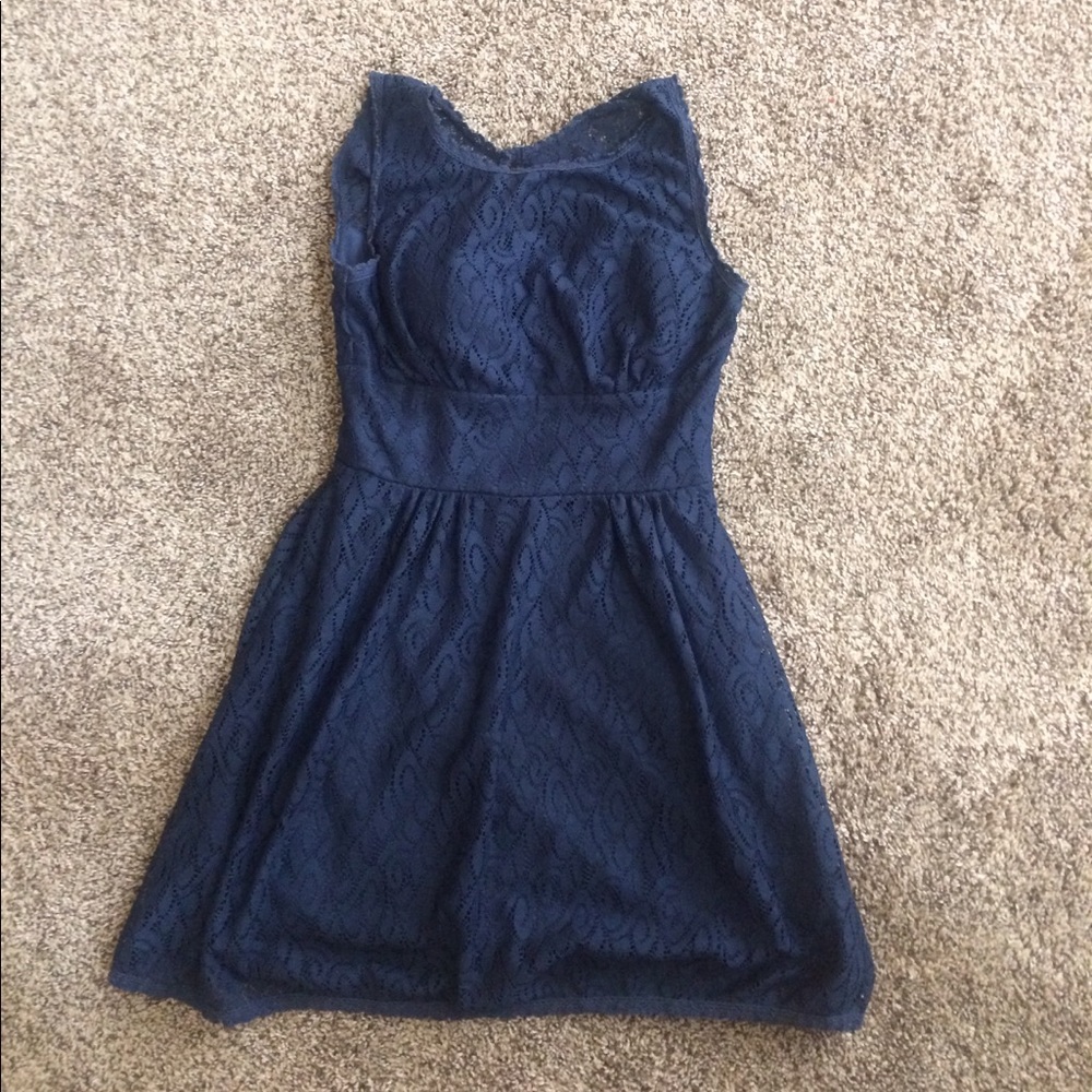 navy blue dress