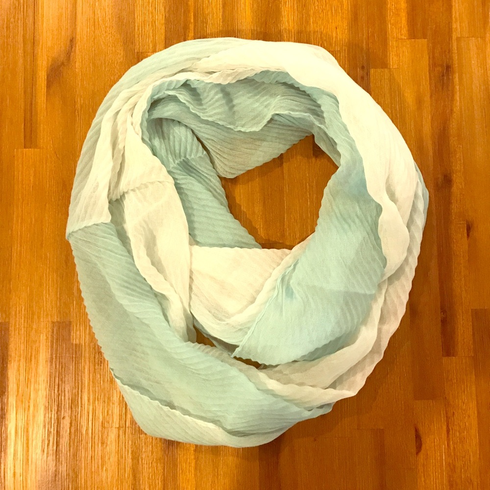 Baby Blue Ombré Infinity Scarf