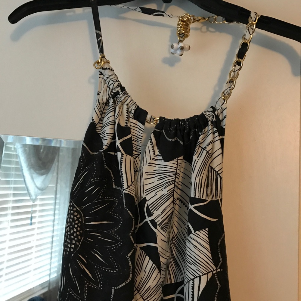 WHBM halter beautiful print size 12. Worn once