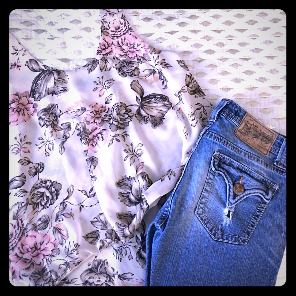 Floral ASTR top