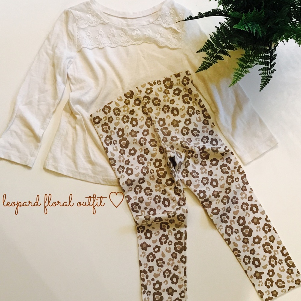 target leopard floral outfit