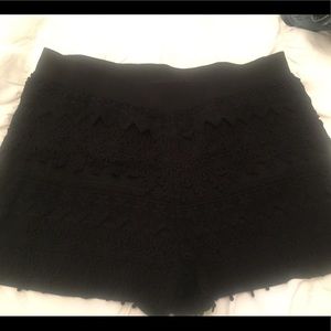 Express lace shorts