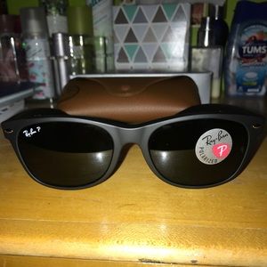 Rayban black matte new wayfarer