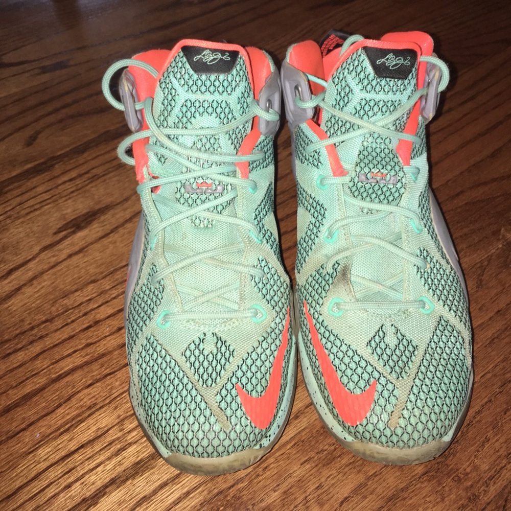 Nike Lebron Xii 12 "nsrl" Hyper Turquoise Orange