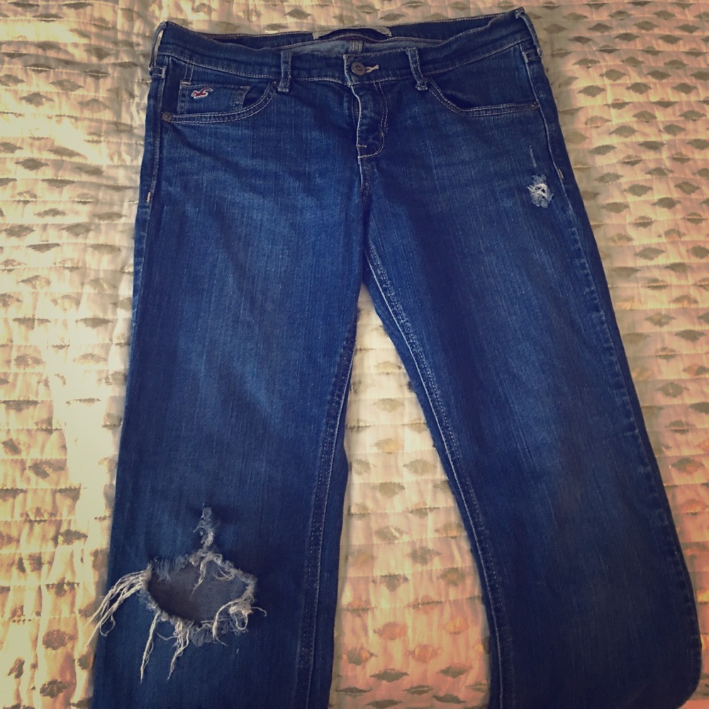 Destroyed Hollister Jeans