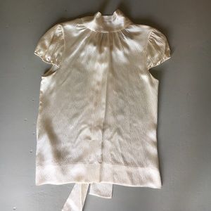 BCBGMaxAzria Cream Top -M