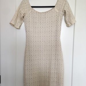 Free People Cream Midi Dress