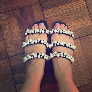 Zara flat sandals
