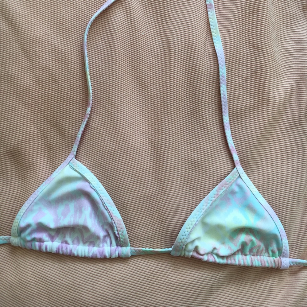 Stone fox swim bikini top