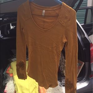 Free people long sleeve shirt