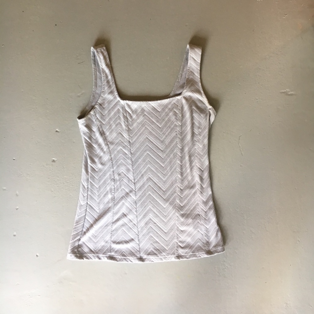 White House Black Market Grey Top S