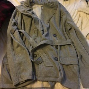MAURICES Glitter Gray Peacoat NWT