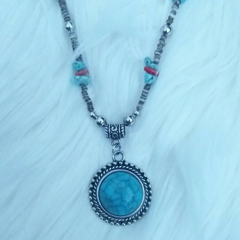 Handcrafted Native American Turquoise Necklace
