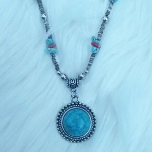 Handcrafted Native American Turquoise Necklace