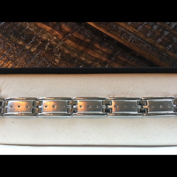 Kay Jewelers Other - 💥💥New Price-Men's Stainless /Diamond Bracelet