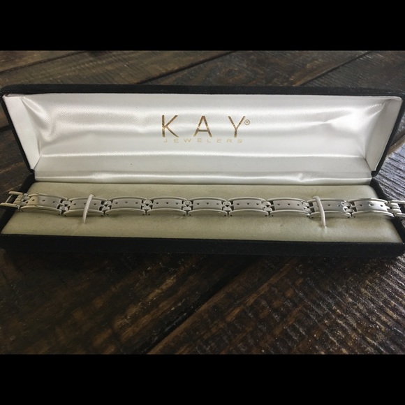 💥💥New Price-Men's Stainless /Diamond Bracelet - Picture 2 of 4