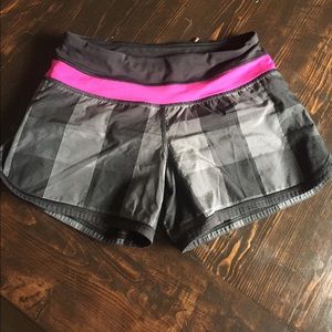 Lululemon plaid shorts