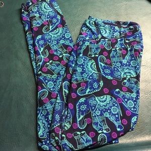 LulaRoe Elephant T/C Leggings