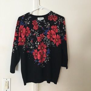 Floral Sweater