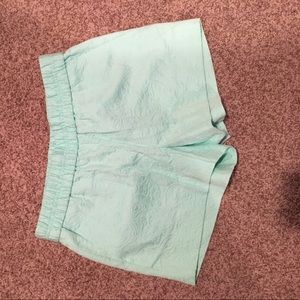 J. Crew mint shorts