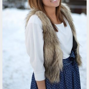 H&M Faux Fur Vest