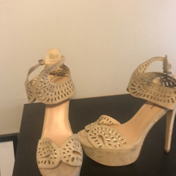 Tan Suede Heels - Picture 3 of 5