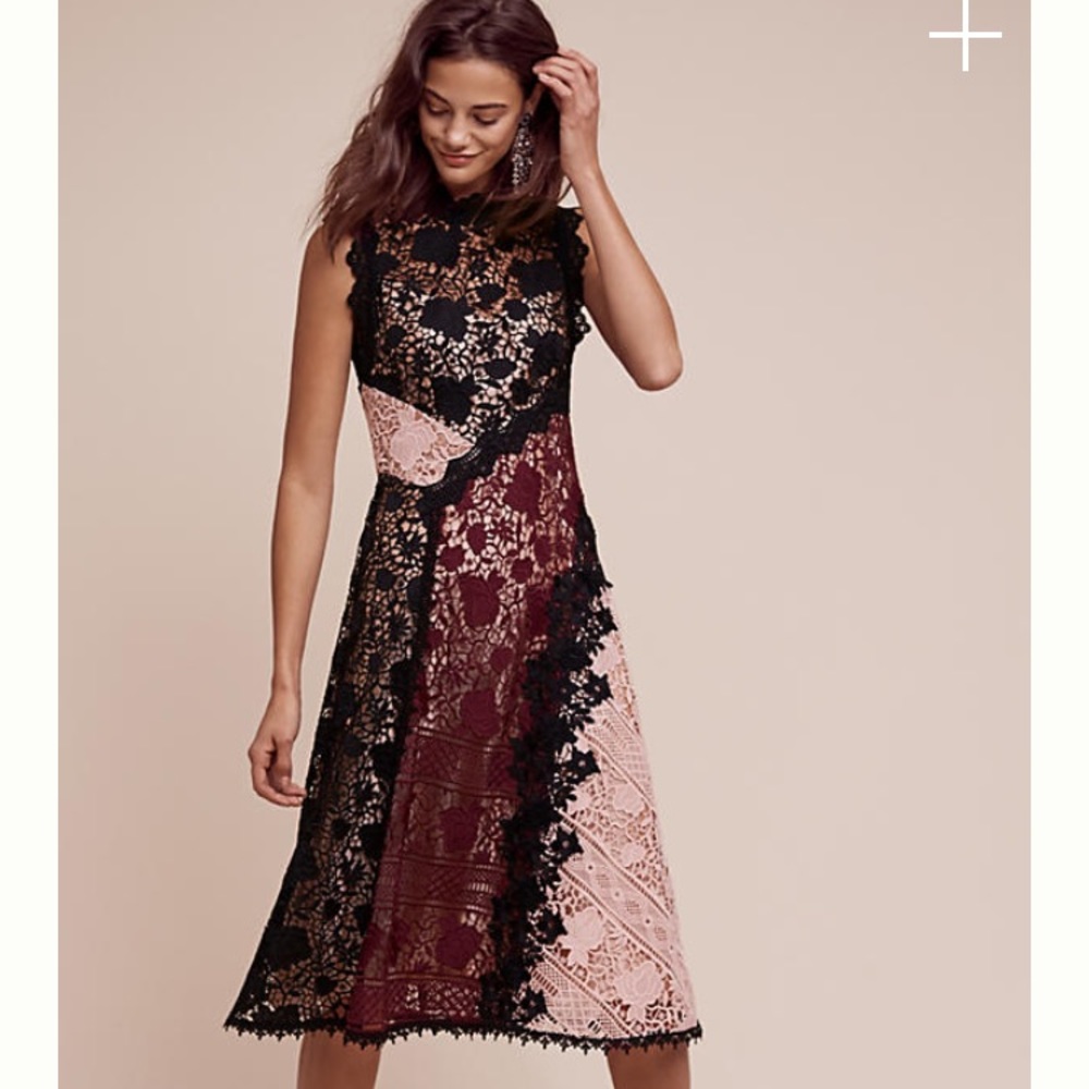 Nanette Lepore opera lace dress, size 2. - Picture 1 of 5