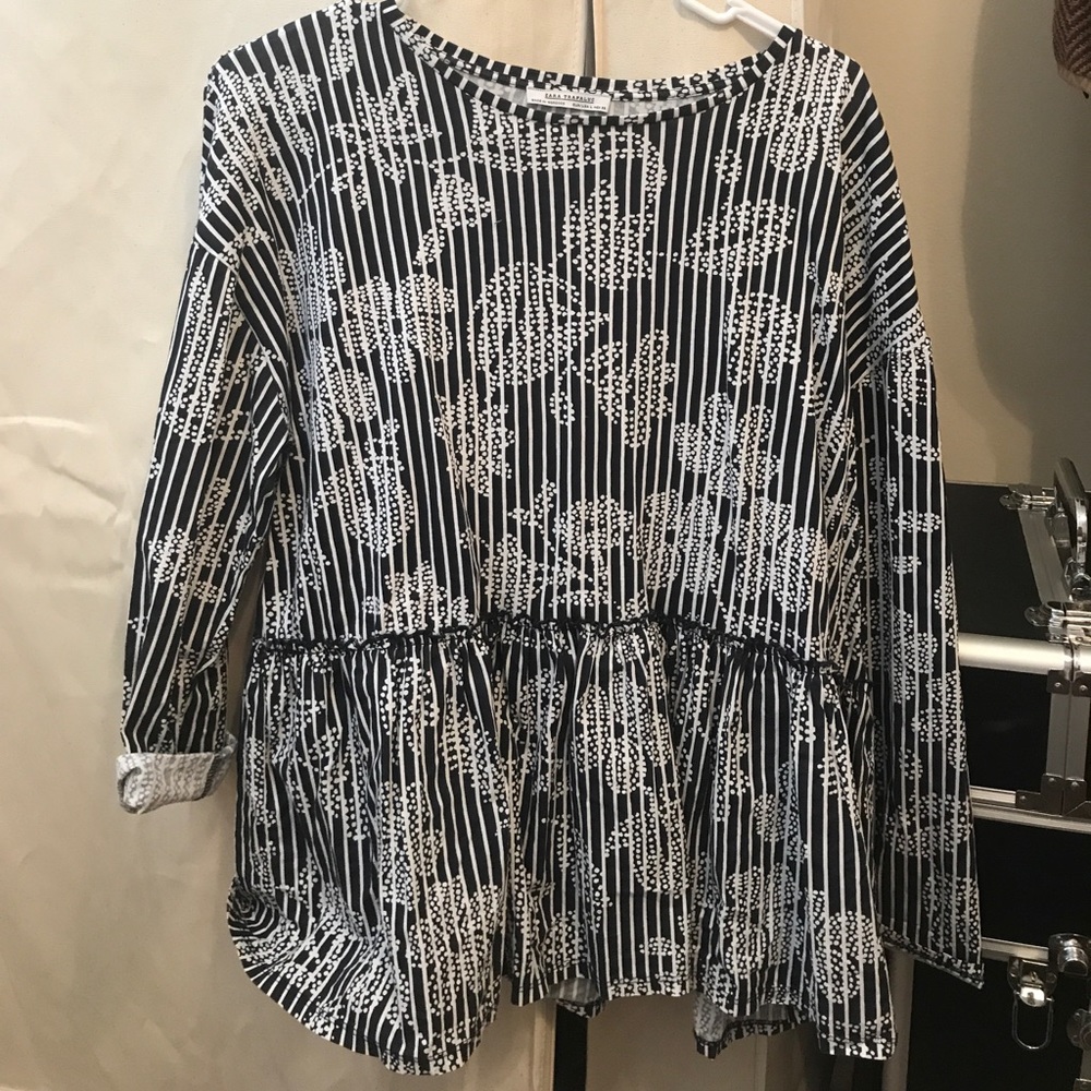 Zara babydoll top