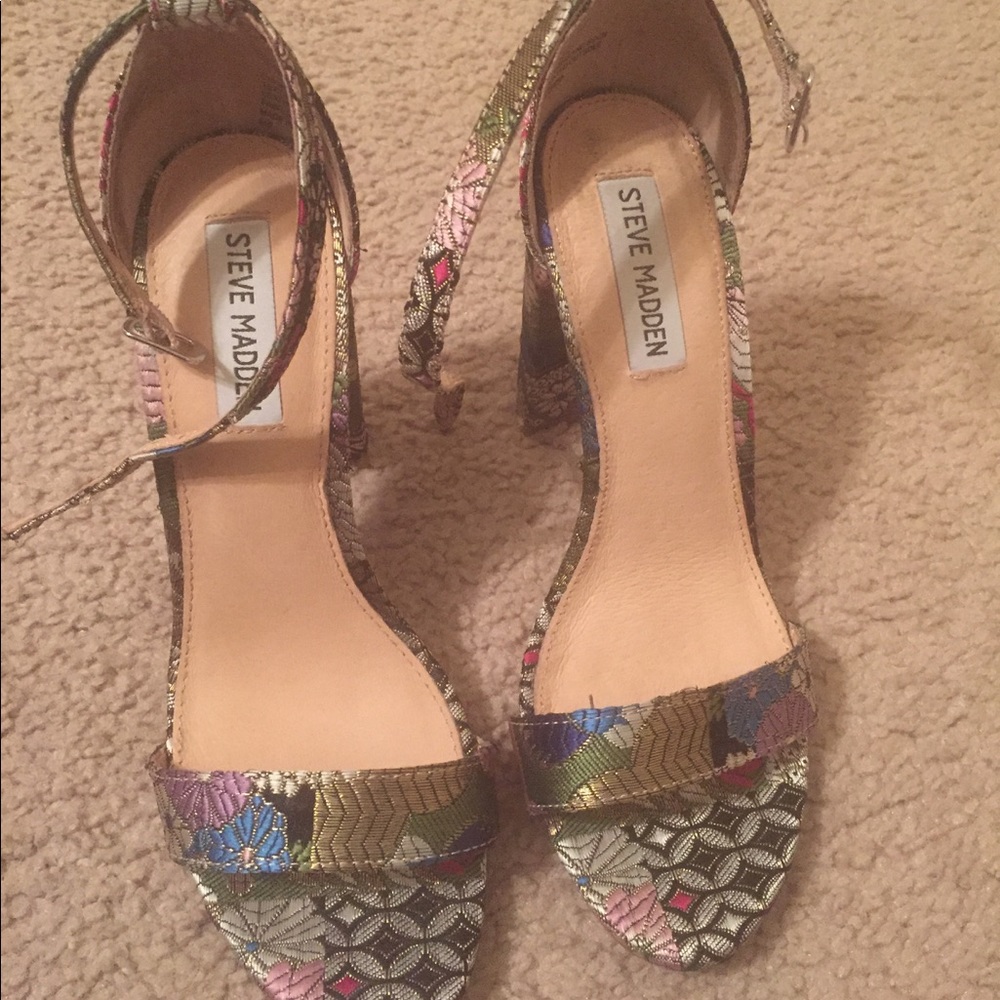 Steve Madden Carrson Bright Multi-Colored Heels
