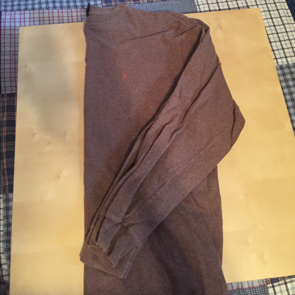 Polo By Ralph Lauren long sleeve shirt small brown