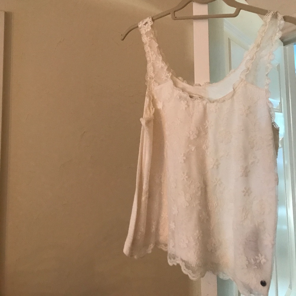 Abercrombie White Tank