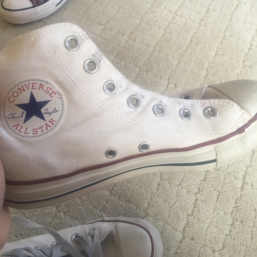 White size 7 converse