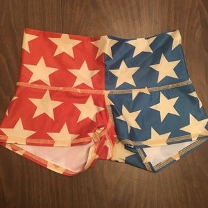 Teeki yoga shorts size med