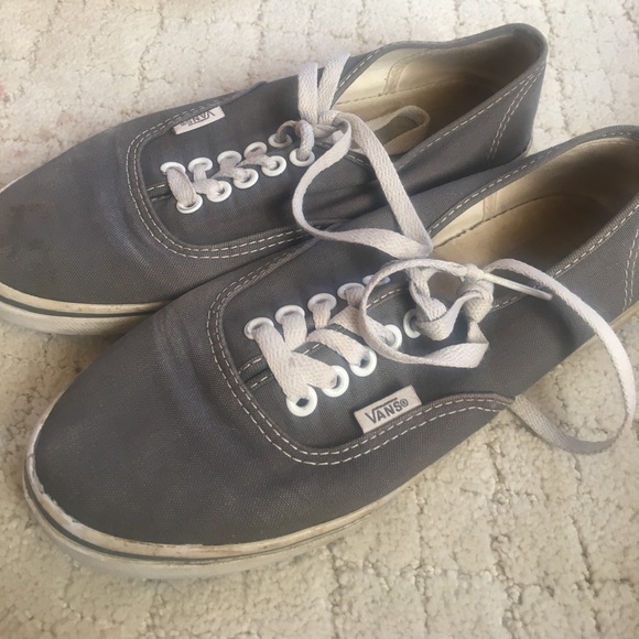 Grey vans size 6.5 - Picture 1 of 2
