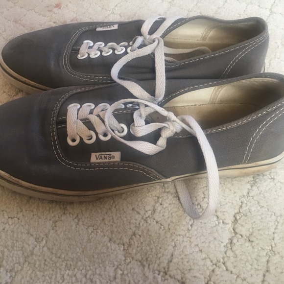 Grey vans size 6.5 - Picture 2 of 2