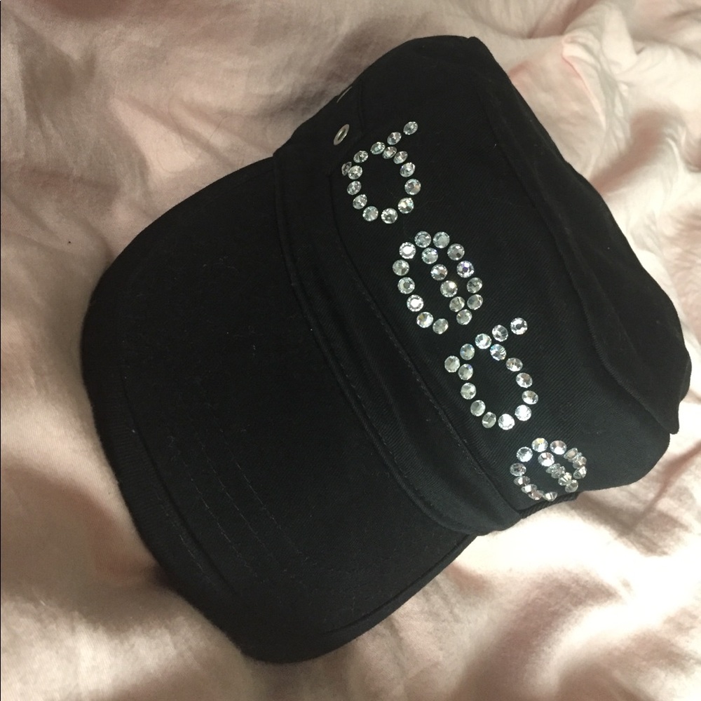 Authentic Bebe hat (black) perfect condition!