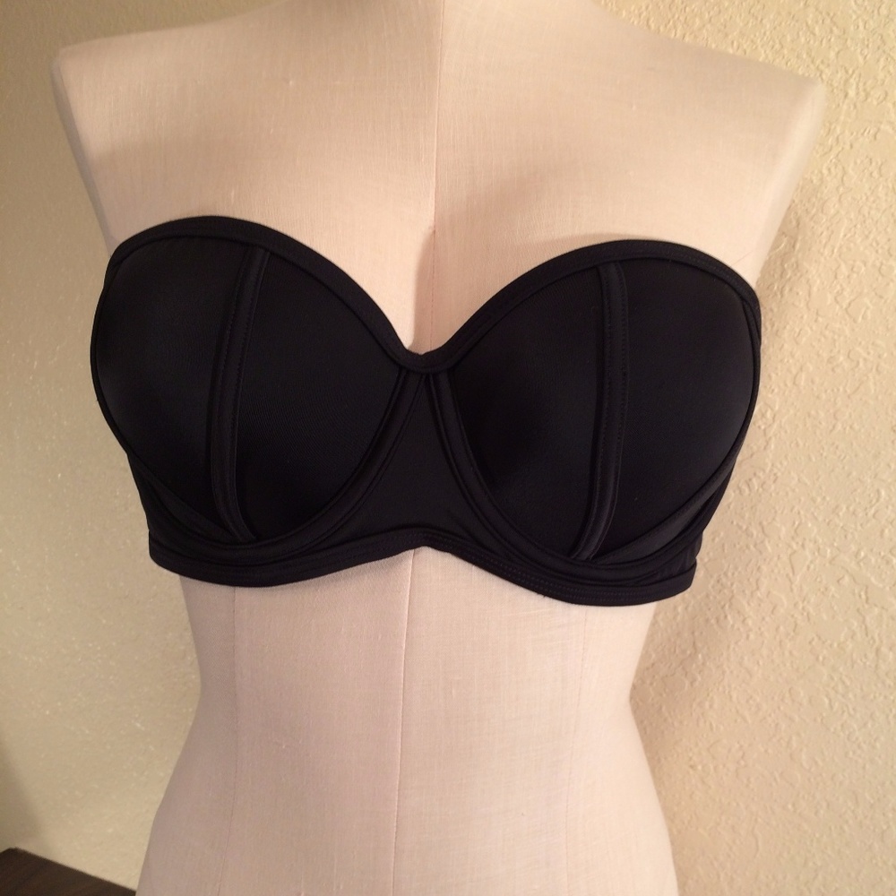 Victoria's Secret PINK Black Push Up Bikini Top