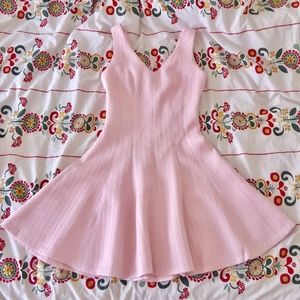 Club Monaco Fit & Flare Pink Dress Like New
