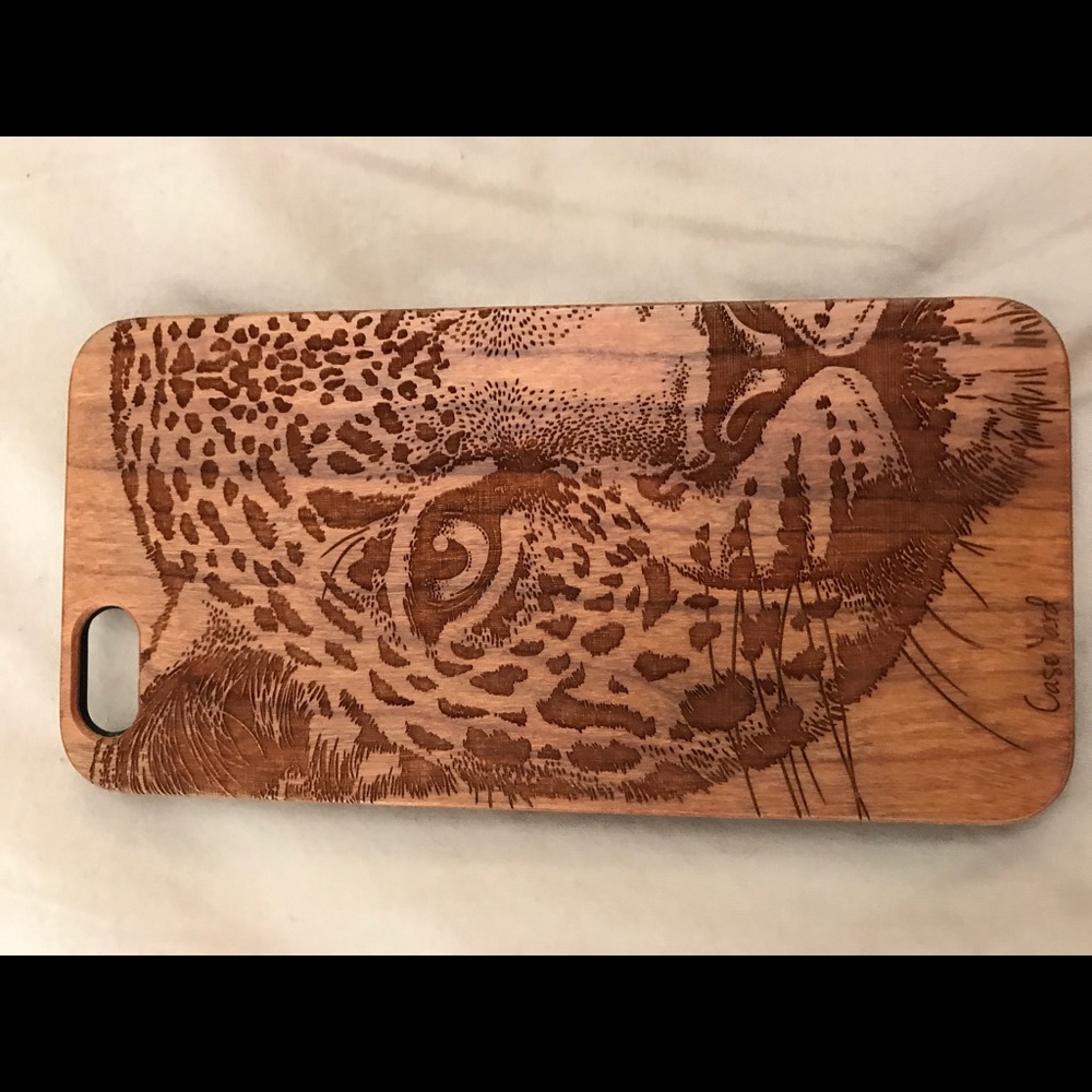 SET OF 2 IPHONE 📱 6PLUS WOOD PHONE CASES - Picture 4 of 5