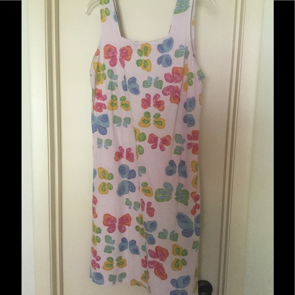 Butterfly pink Fresh Produce sundress XL