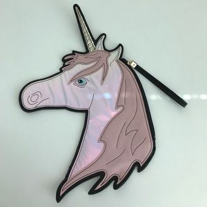 Last call!! Adorable reflective horse clutch