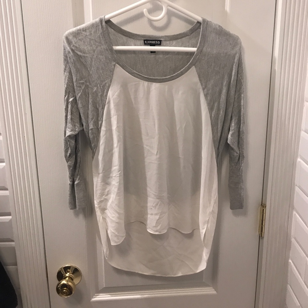 EXPRESS 3/4 sleeve blousy top