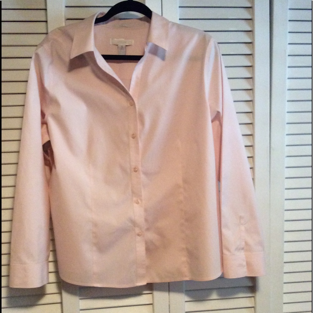 Pretty Pink Shirt NO IRON - like new