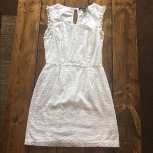 Women's White Eyelet Dress