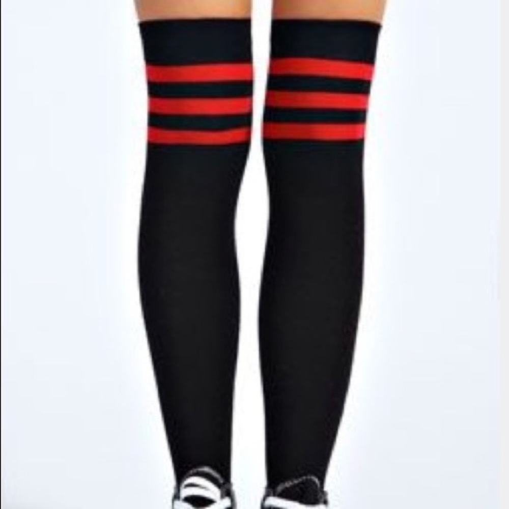 Shimmery Thigh High Socks
