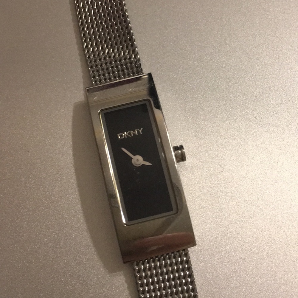 DKNY silver watch