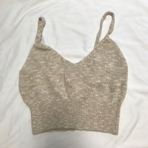 Cute knitted crop top!