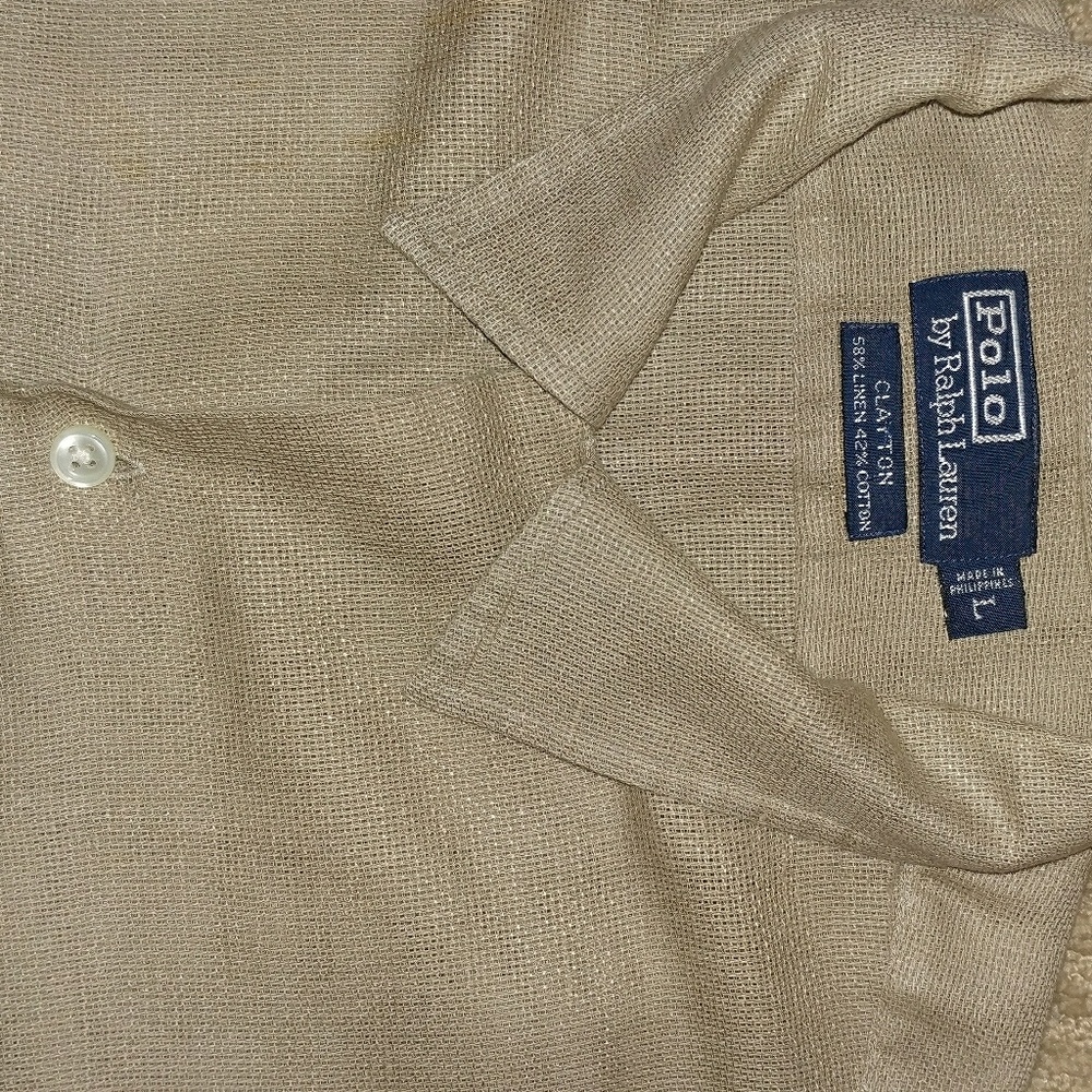 Ralp Lauren short sleeve linen shirt