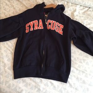 Syracuse zip up hoodie