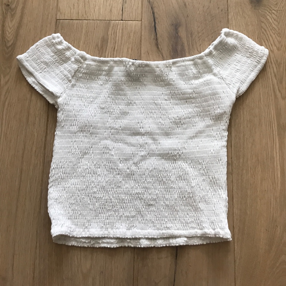 Super Cute Brandy Melville white crop top